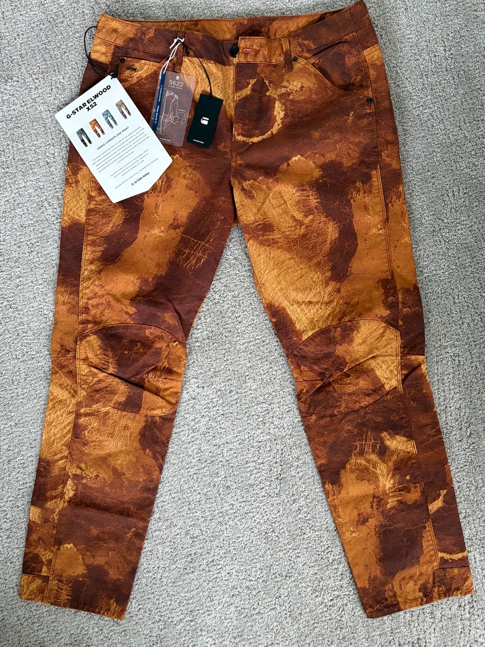 G-Star Men's Elwood- X52 Venus Camouflage Print NWT